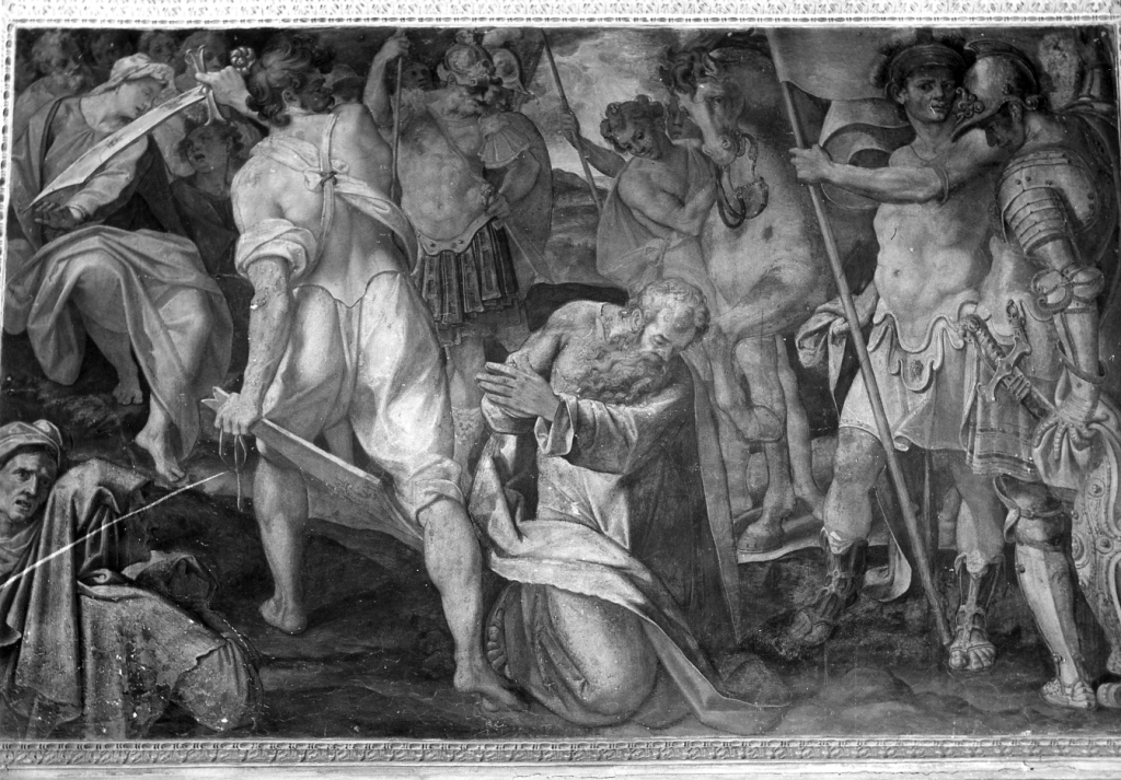 martirio di San Paolo (dipinto) di Roncalli Cristoforo detto Pomarancio (sec. XVI)