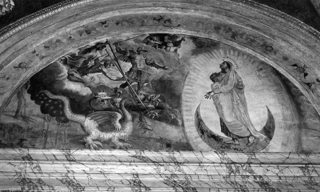 Madonna dell'Apocalisse (dipinto) di Pichi Francesco (sec. XVI)