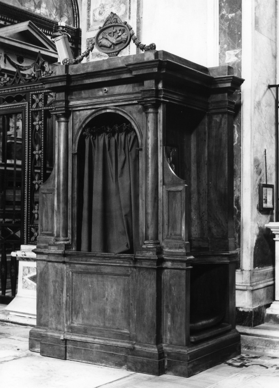 confessionale - ambito romano (prima metà sec. XIX)