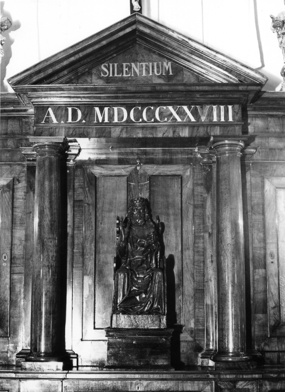 Cristo re (statua) - ambito fiammingo (sec. XV)