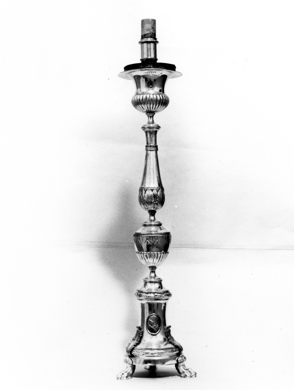 candeliere - ambito romano (prima metà sec. XIX)