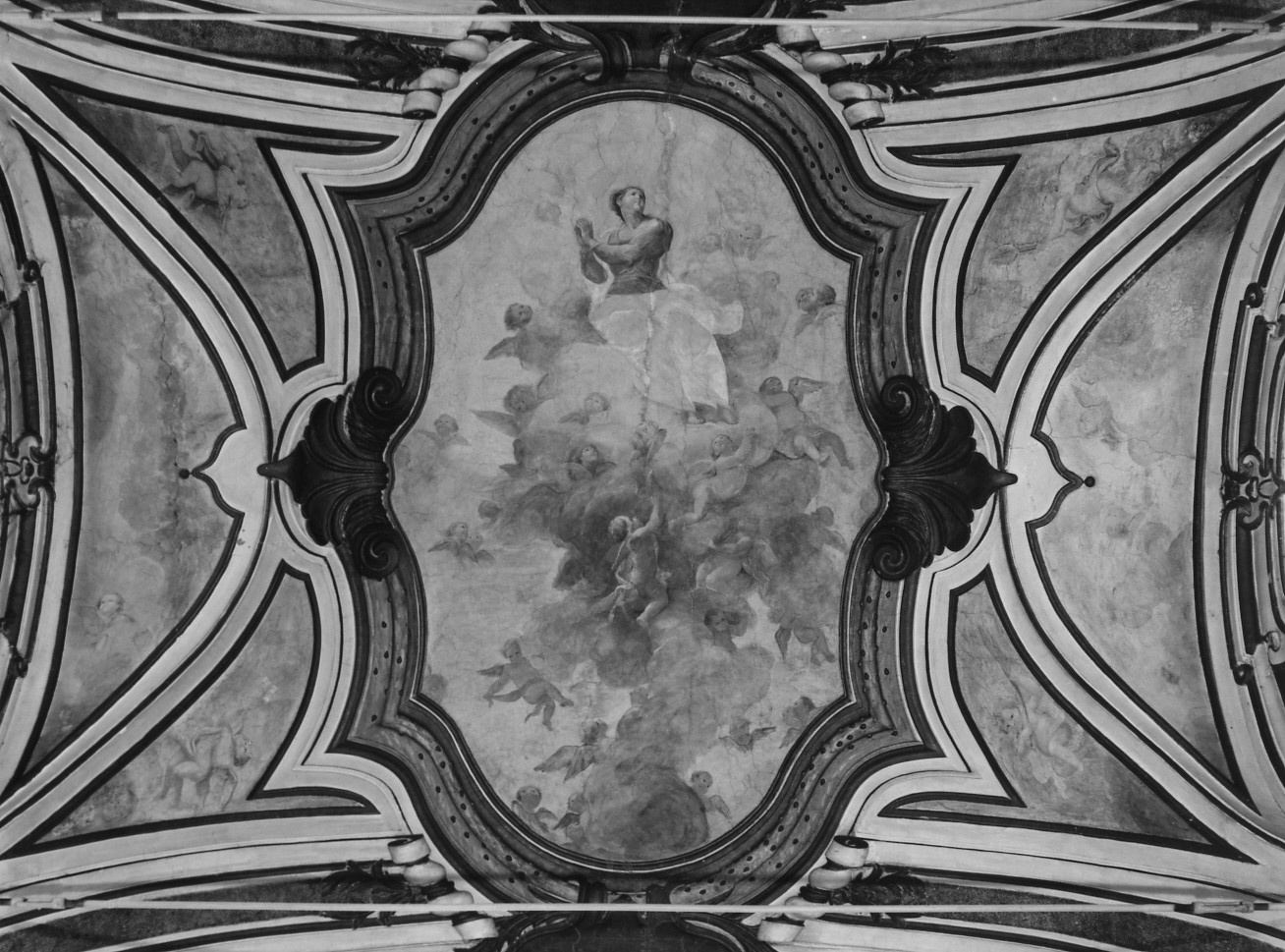 gloria di Sant'Agata (decorazione pittorica) di Troppa Girolamo (inizio sec. XVIII)