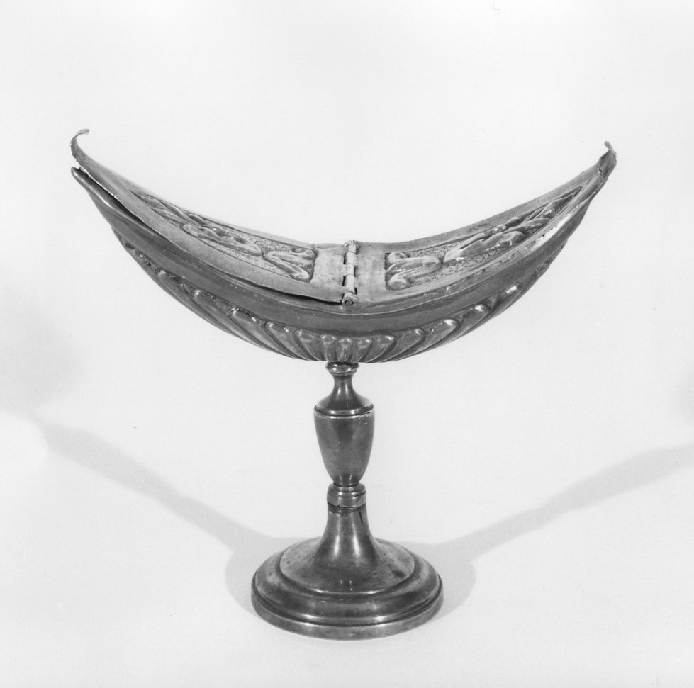 navicella portaincenso - bottega romana (sec. XIX)