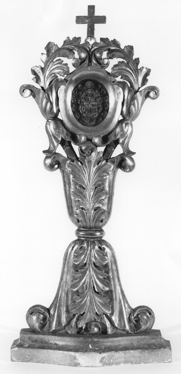 reliquiario - a ostensorio - bottega romana (prima metà sec. XIX)