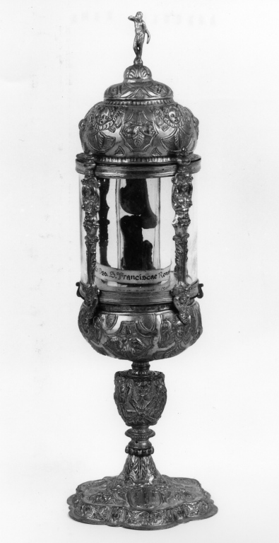 reliquiario - a ostensorio - ambito romano (sec. XVII)