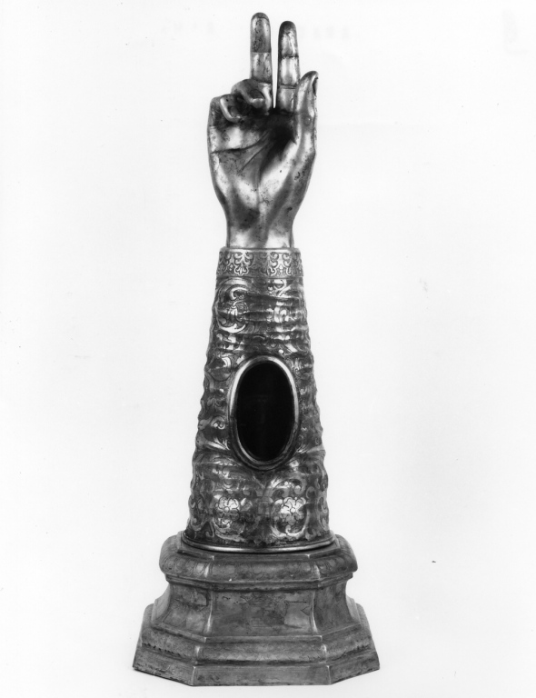 reliquiario - ambito genovese (sec. XVII)