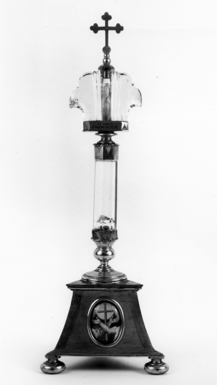 reliquiario - ambito italiano (fine/inizio secc. XVIII/ XIX)