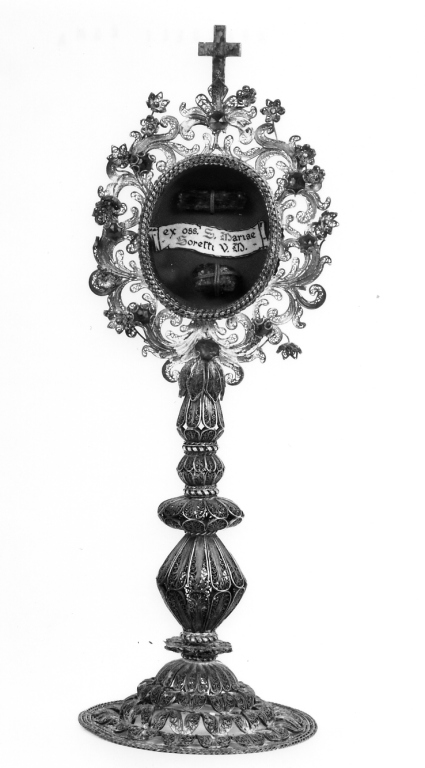 reliquiario - a ostensorio - ambito veneziano (sec. XVII)