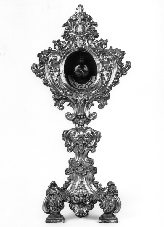 reliquiario - a ostensorio - ambito Italia settentrionale (metà sec. XVIII)