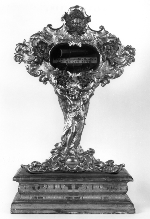 reliquiario - a ostensorio - ambito napoletano (prima metà sec. XVIII)