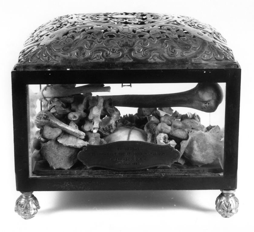 reliquiario - ambito veneziano, ambito italiano (sec. XVII, sec. XIX)