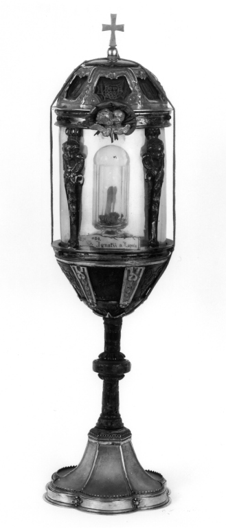 reliquiario - a ostensorio - ambito romano (metà sec. XVI)