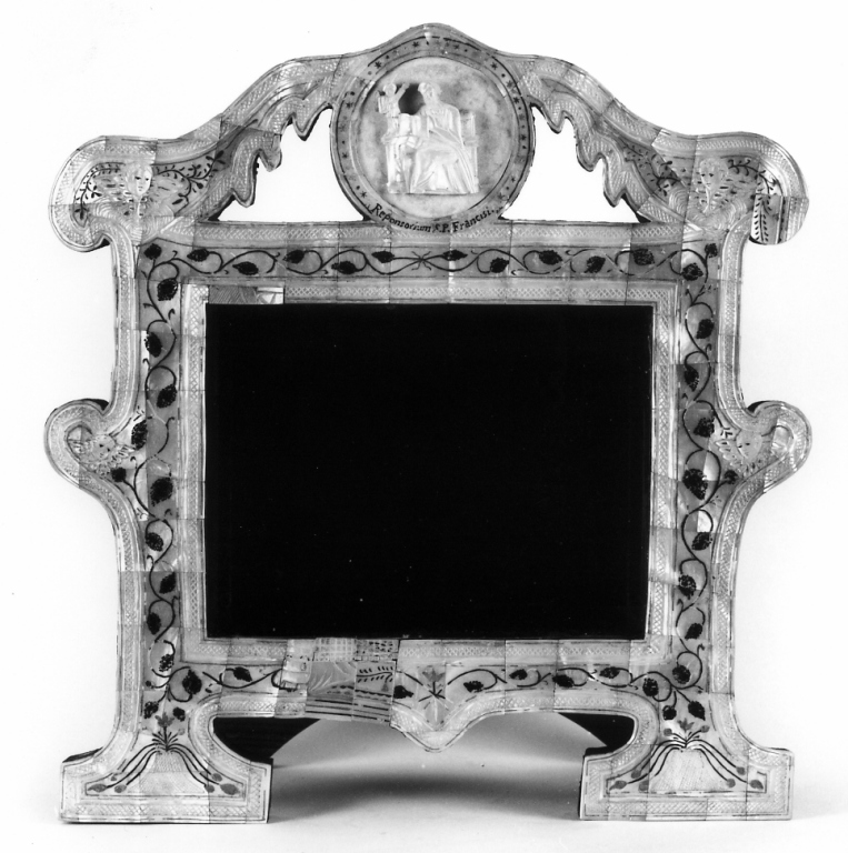 reliquiario - ambito gerosolimitano (metà sec. XVIII)