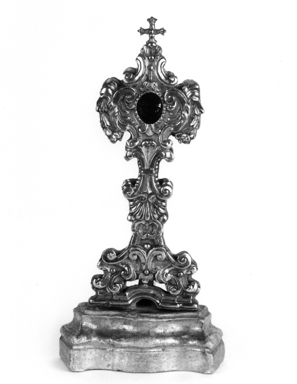 reliquiario - a ostensorio - ambito romano (prima metà sec. XVIII)