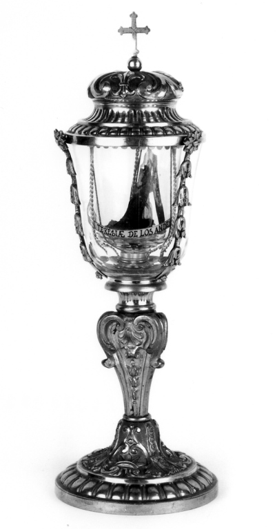 reliquiario - a vaso - ambito Italia centro-meridionale (fine/inizio secc. XVIII/ XIX)