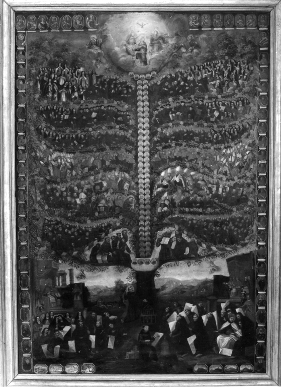 stemma dell'Ordine francescano (dipinto) - ambito Italia centrale (sec. XVIII)