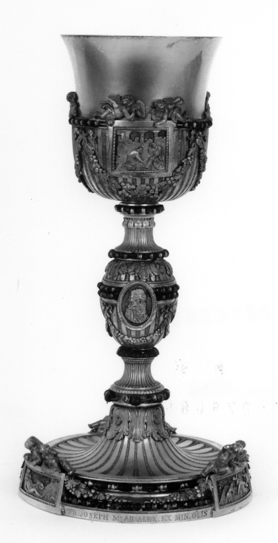 calice - ambito siciliano (sec. XIX)