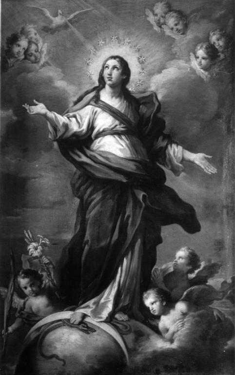 Madonna Immacolata (dipinto) di Conca Giovanni (attribuito) (sec. XVIII)