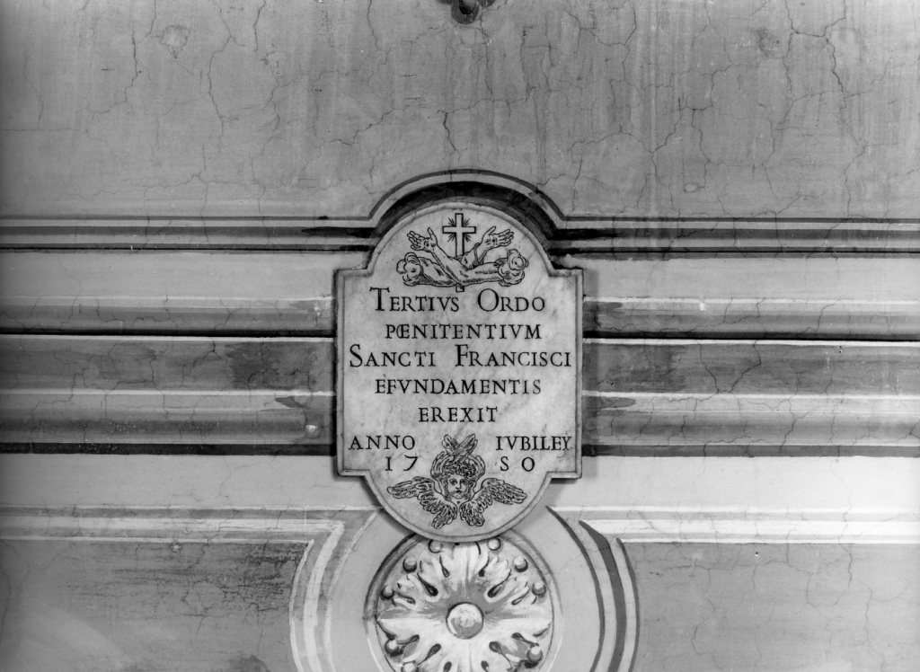 lapide documentaria - ambito romano (sec. XVIII)