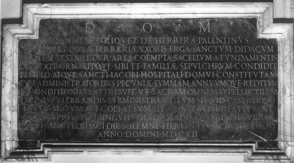 lapide - ambito romano (sec. XVII)