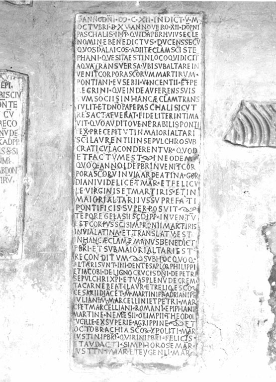 lapide - ambito romano (primo quarto sec. XII)