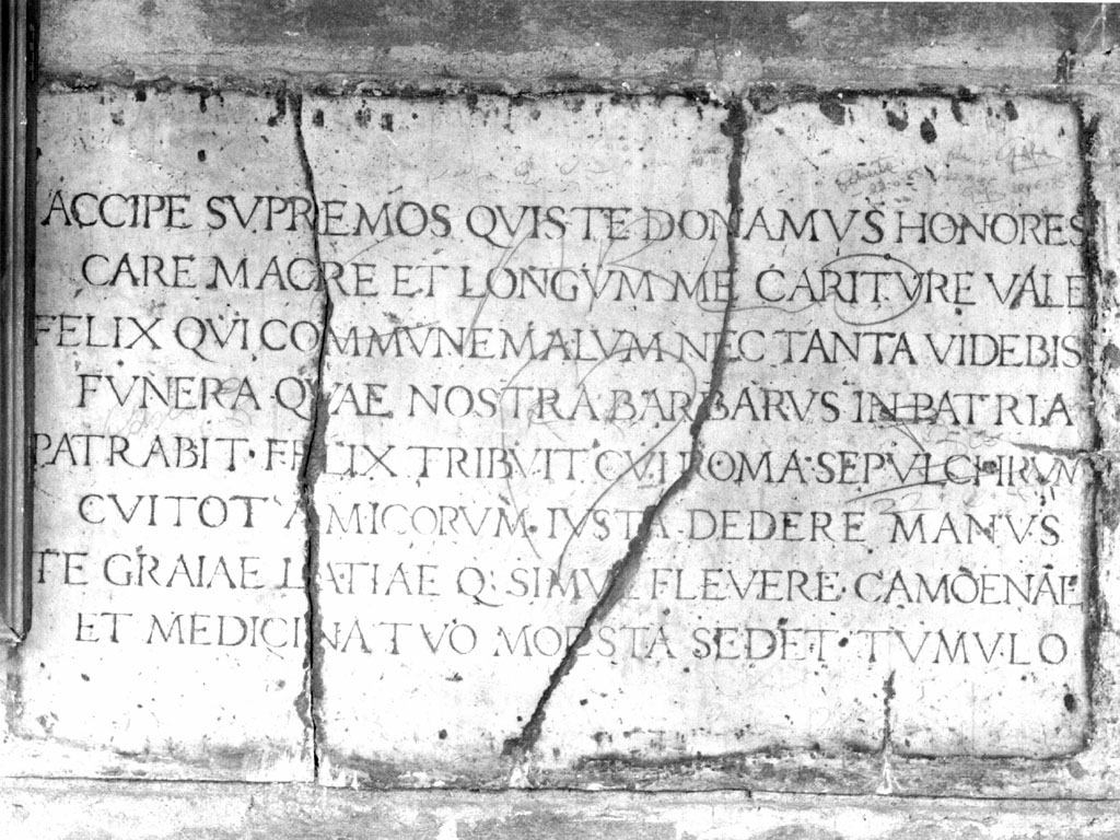 lapide tombale - ambito romano (prima metà sec. XVI)