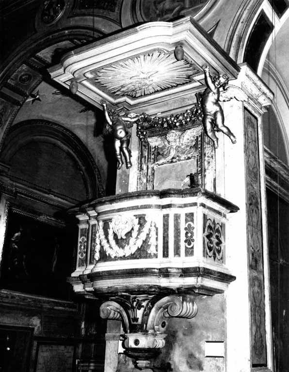 pulpito di Fanzago Cosimo (sec. XVII)