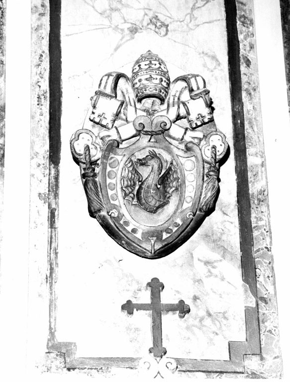 stemma di Gregorio XIII Boncompagni papa (rilievo) - ambito romano (sec. XVII)