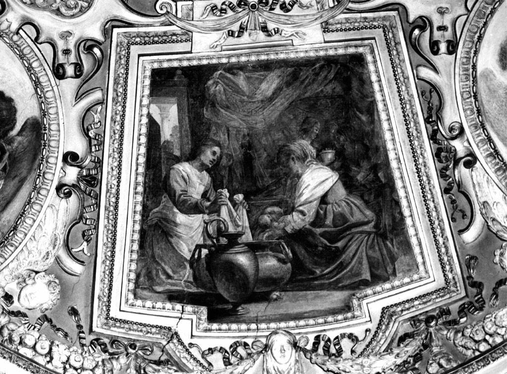 nascita di Maria Vergine (dipinto) di Vouet Simon (sec. XVII)