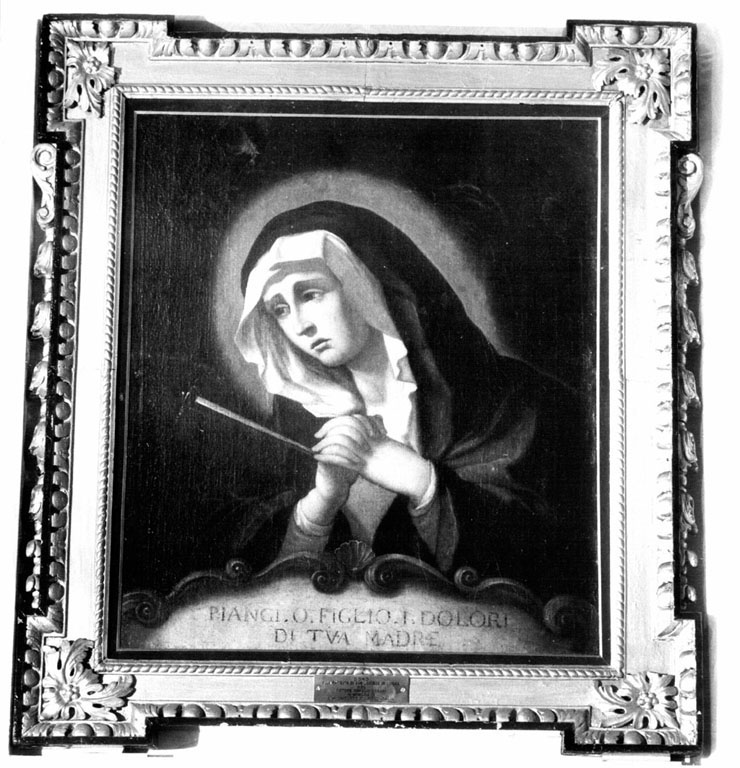 Madonna Addolorata (dipinto) - ambito italiano (metà sec. XIX)