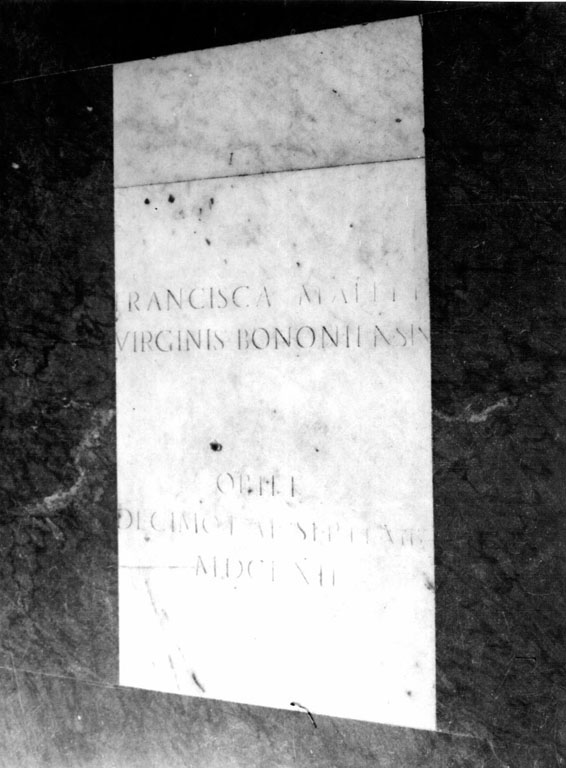 lapide tombale - ambito romano (sec. XVII)