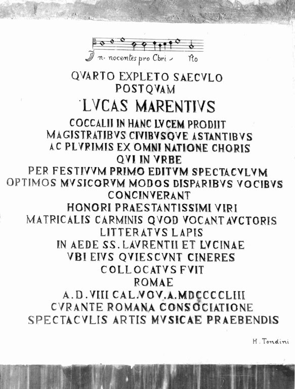 lapide tombale di Tondini H (sec. XX)