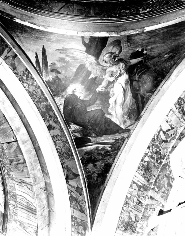 visione di san Francesco Caracciolo (dipinto) di Matteini Teodoro (sec. XVIII)