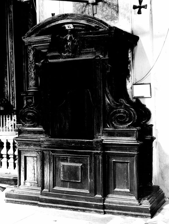 confessionale, serie - ambito romano (sec. XVIII)