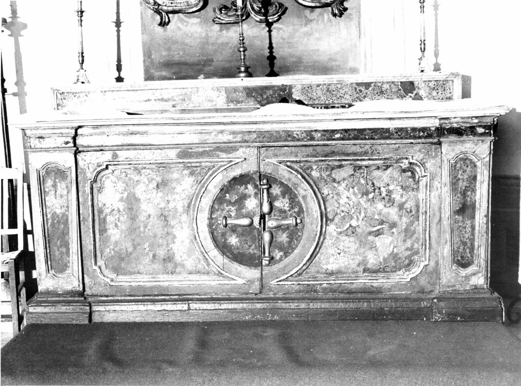 altare - ambito romano (metà sec. XVIII)