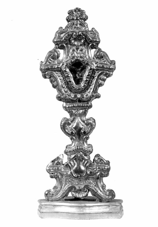 reliquiario - a ostensorio - ambito romano (primo quarto sec. XVIII)