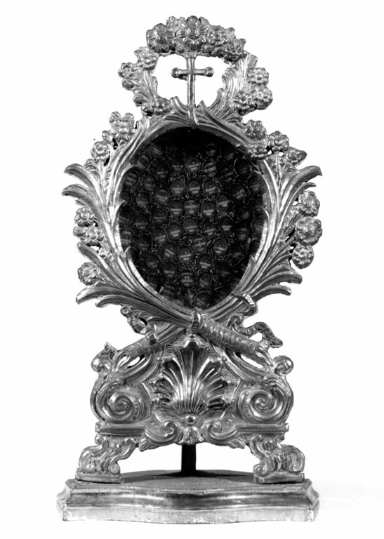 reliquiario, serie - ambito romano (sec. XVIII)