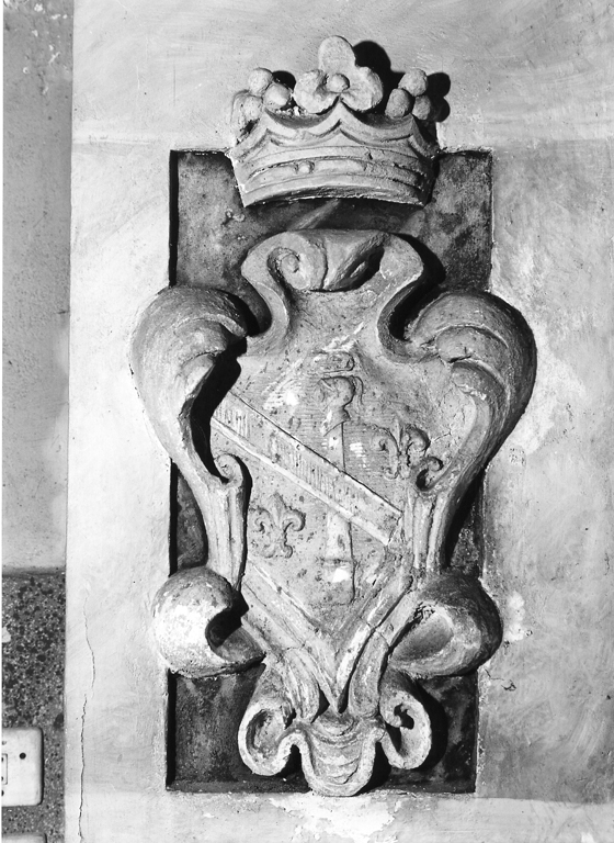 stemma del Marchese Aurelio Guglielmi di Castro (rilievo) - ambito romano (sec. XIX)