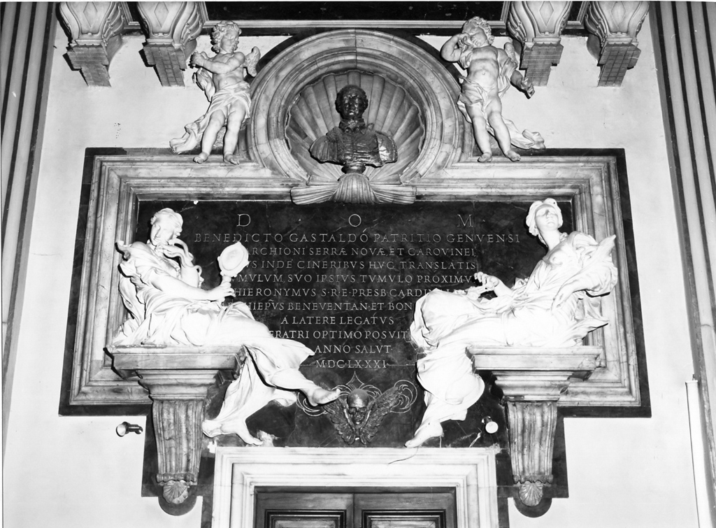 monumento funebre, insieme di Fontana Carlo, Lucenti Girolamo, Raggi Antonio (sec. XVII)