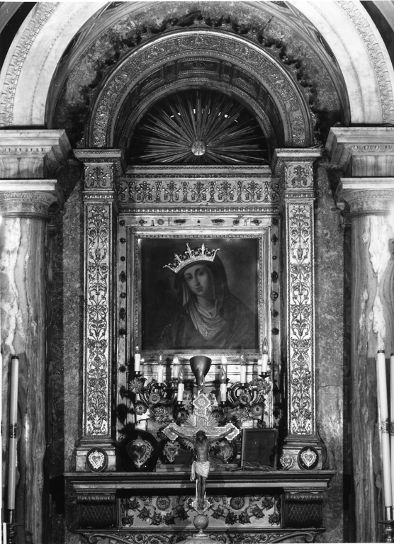 mostra d'altare, elemento d'insieme di Vespignani Virginio (sec. XIX)