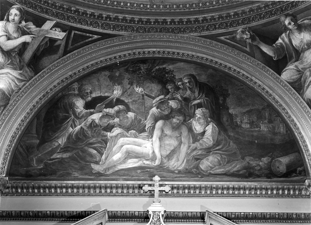 San Sebastiano curato da Irene (dipinto, elemento d'insieme) di Gagliardi Bernardino (prima metà sec. XVII)