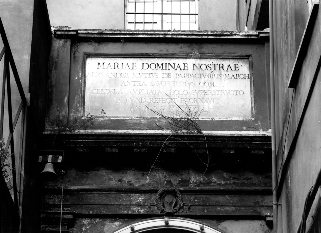 lapide documentaria, opera isolata di Marchi Giuseppe (sec. XIX)