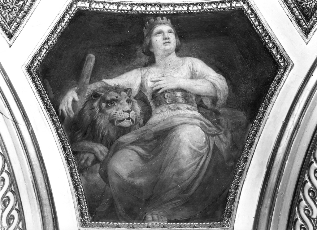 fortezza (dipinto, elemento d'insieme) di Brumidi Costantino (sec. XIX)