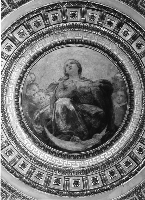 Immacolata Concezione (dipinto, elemento d'insieme) di Brumidi Costantino (sec. XIX)