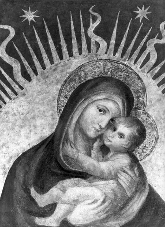 Madonna con Bambino (dipinto, opera isolata) - ambito romano (fine sec. XIII)