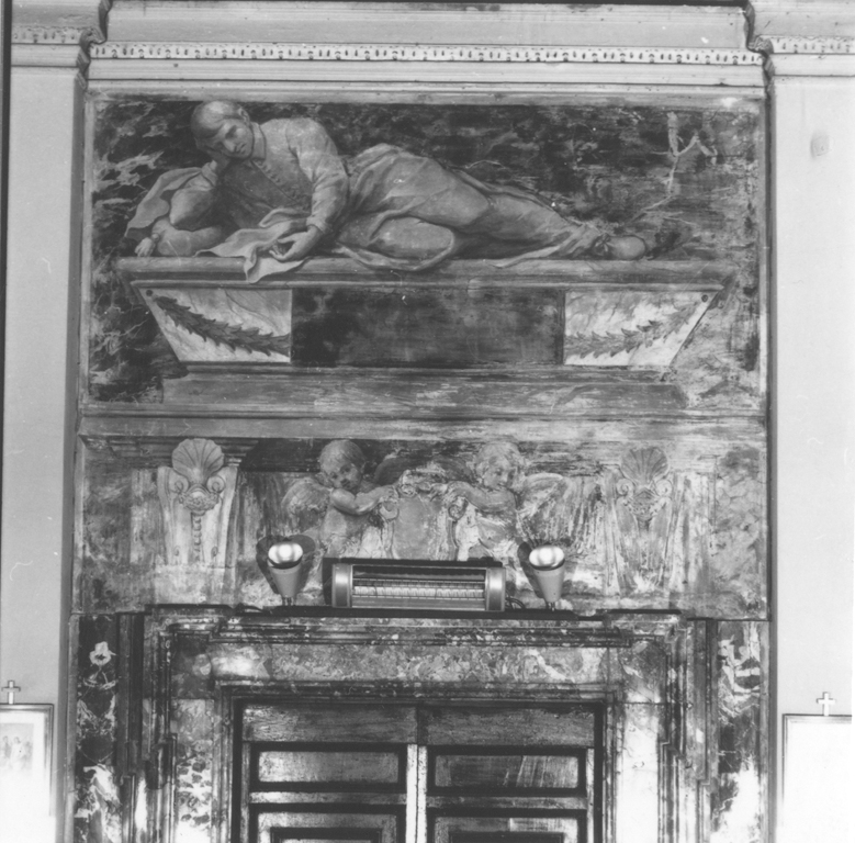 monumento funebre (dipinto) di Greuter Lorenzo (sec. XVII)
