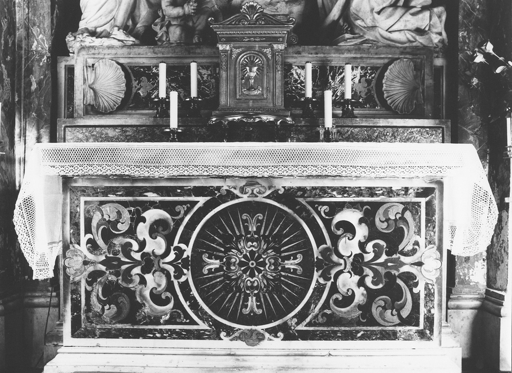 altare maggiore - ambito romano (sec. XVII)