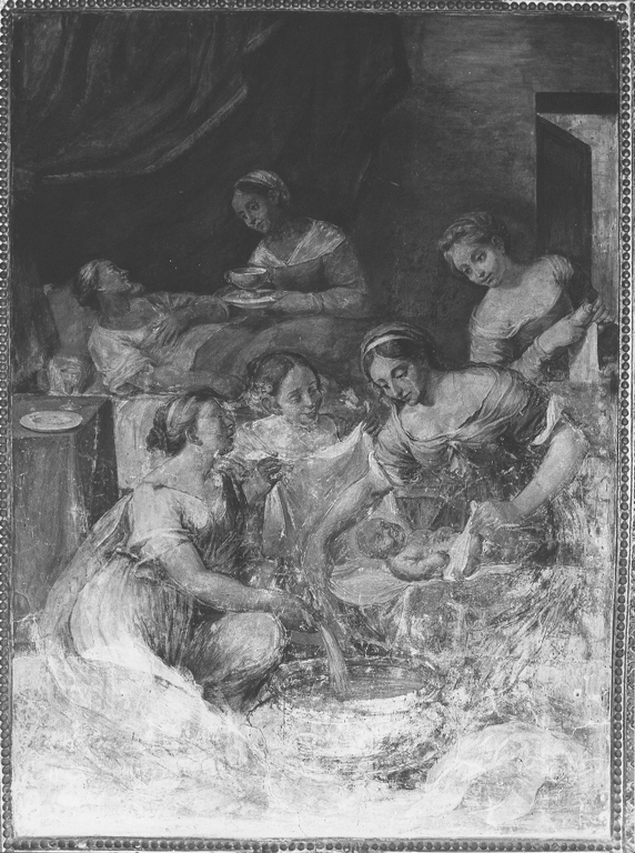 nascita di Maria Vergine (dipinto) di Greuter Lorenzo (sec. XVII)