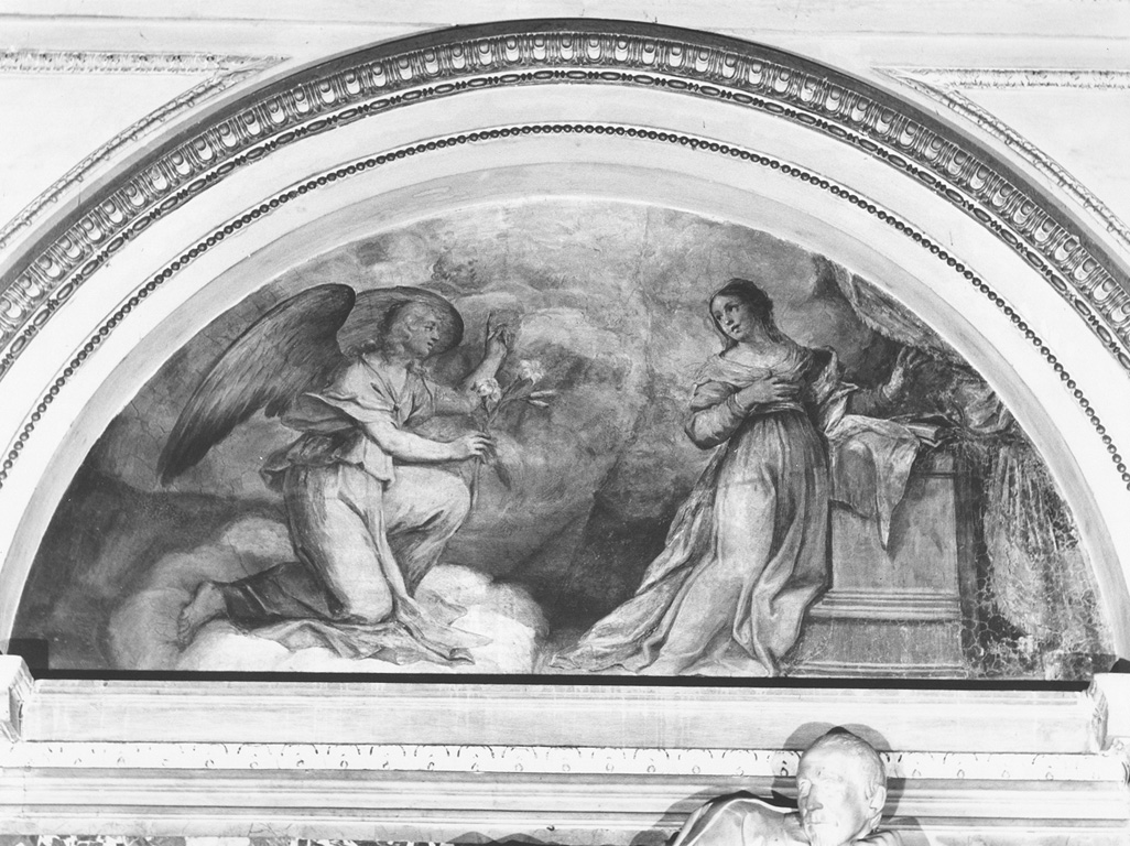 Annunciazione (dipinto) di Greuter Lorenzo (sec. XVII)