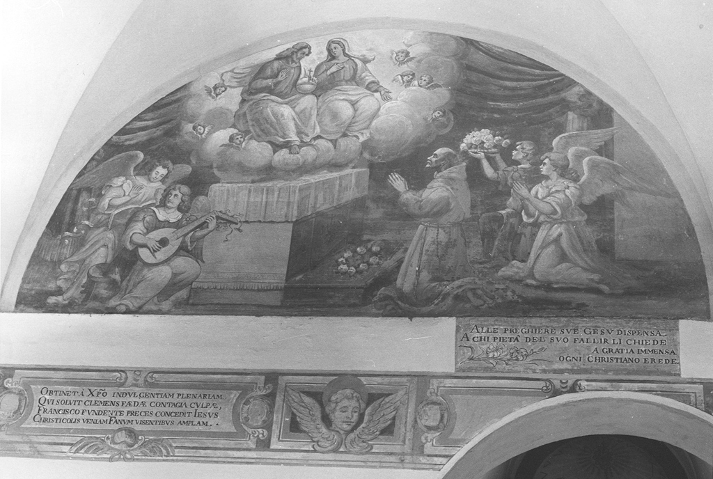 San Francesco d'Assisi in preghiera (dipinto) di Sguary Giovanni Antonio (inizio sec. XVIII)